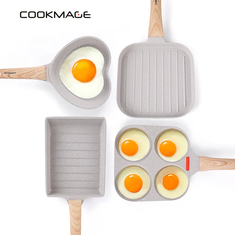 

Сковорода для яичного гамбургера, маленькая сковорода для завтрака, вок в форме нефрита, жареное яйцо в форме сердца с четырьмя отверстиями