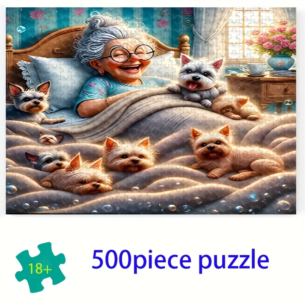 ปริศนาสำหรับผู้ใหญ่ 500/1000 ชิ้น |   เกมครอบครัวที่สนุกสนานและคลายเครียดคุณภาพสูง เหมาะสำหรับวันเกิด คริสต์มาส ฮาโลวีน และเป็นของขวัญ