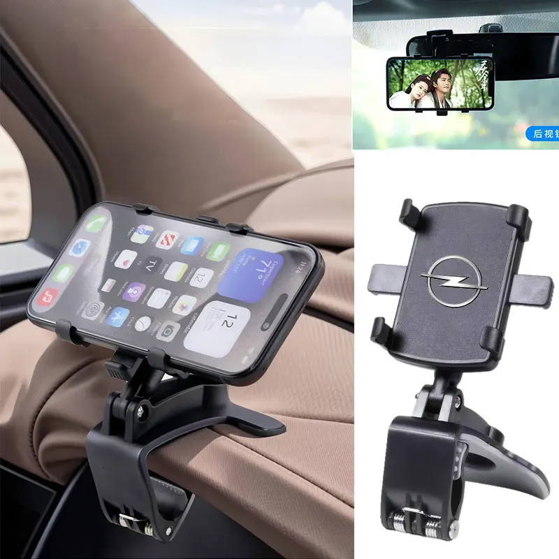Car Phone Holder Dashboard Stand GPS Support Rescue Tool For Opel Adam Ampera Corsa Insignia Karl Rocks-e Astra Energy Crossland