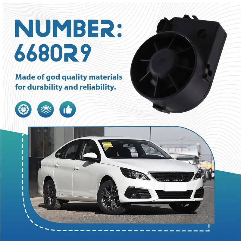 Durable- Speaker Three Plug Control 6680R9 For 207 307 308 408 Citroen Clio Triumph 607 Alarm Siren