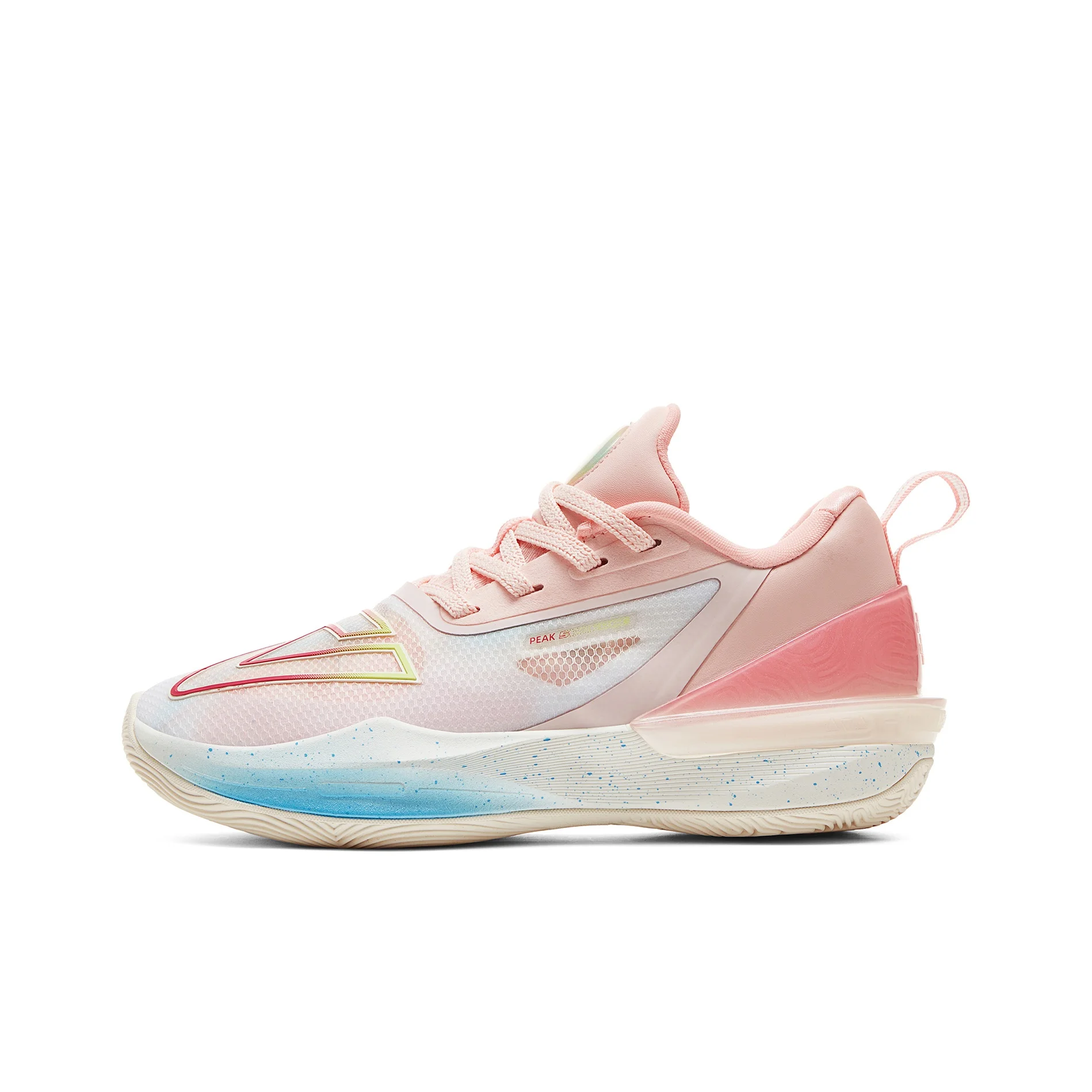 PEAK Taichi Triangle 3.0 Basketball Shoes Women's Low Top Pollen ET41108A