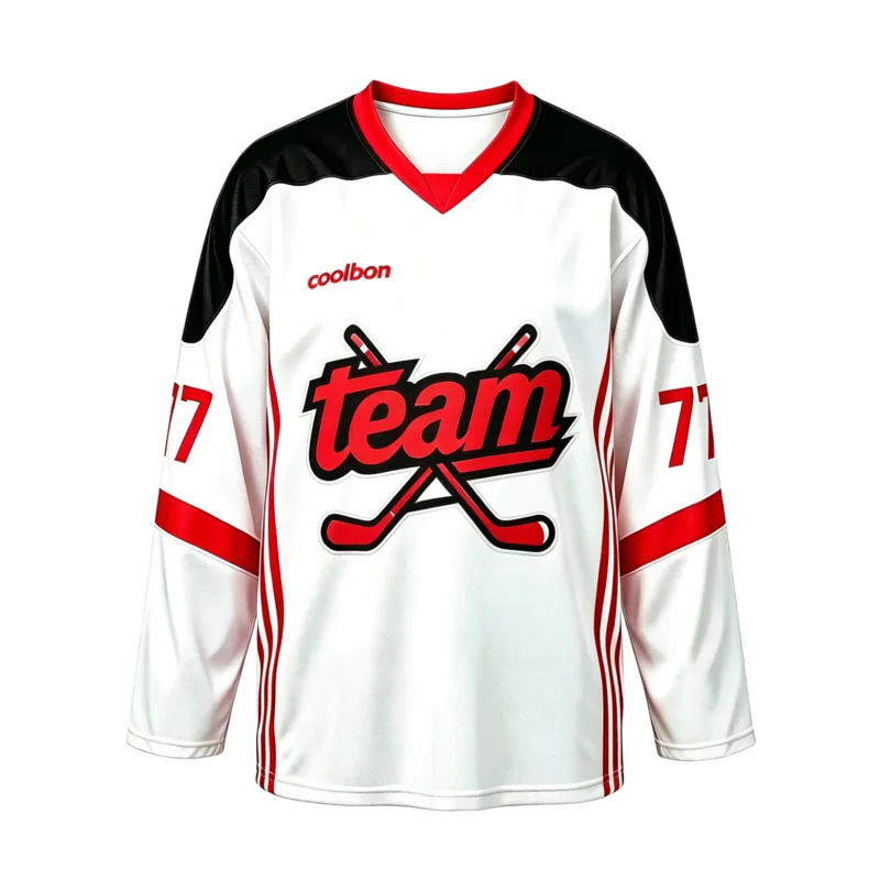 5PCS  Pro Custom Hockey Jersey Top Quality Team Wear with Sublimation Letters & Numbers