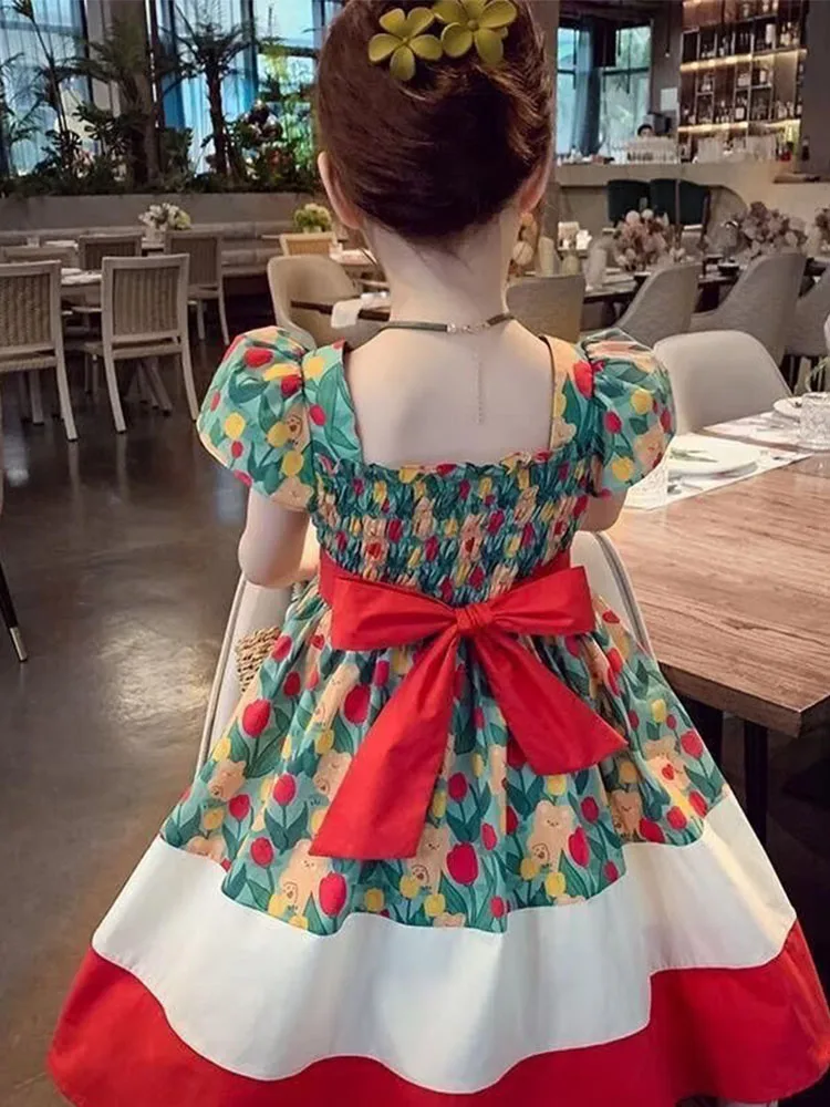 

Kids Girl Dress Fashion Baby Girls Dress Children Clothing 4 6 8 10 12 Year