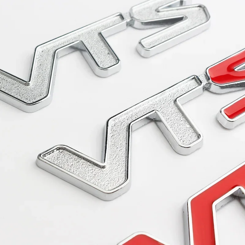 3D Metal VTS Logo Rear Trunk Side Fender Emblem Badge Sticker Decals for Citroen C3 Aircross C4 Picasso Cactus C1