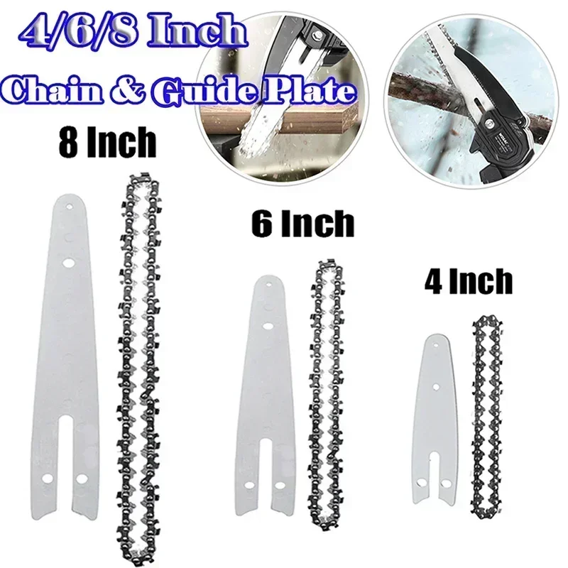 4 Inch 6 Inch 8 Inch Mini Chainsaw Chain 1/4\