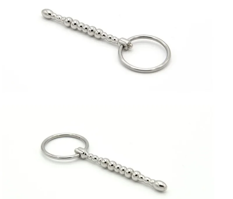 ذكر تقدير مجرى البول كتلة القضيب وصلات صوت الحصان العين عصا الكبار لعبة الإحليل إدراج الفولاذ المقاوم للصدأ المتوسع مجرى البول عدة #4