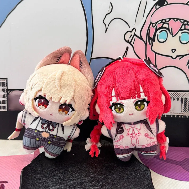 

Zenless Zone Zero Yuzuha 10cm Kawaii Anime Plush Keychain Toy Soft Mascot Model Furry Christmas Gift For Fans