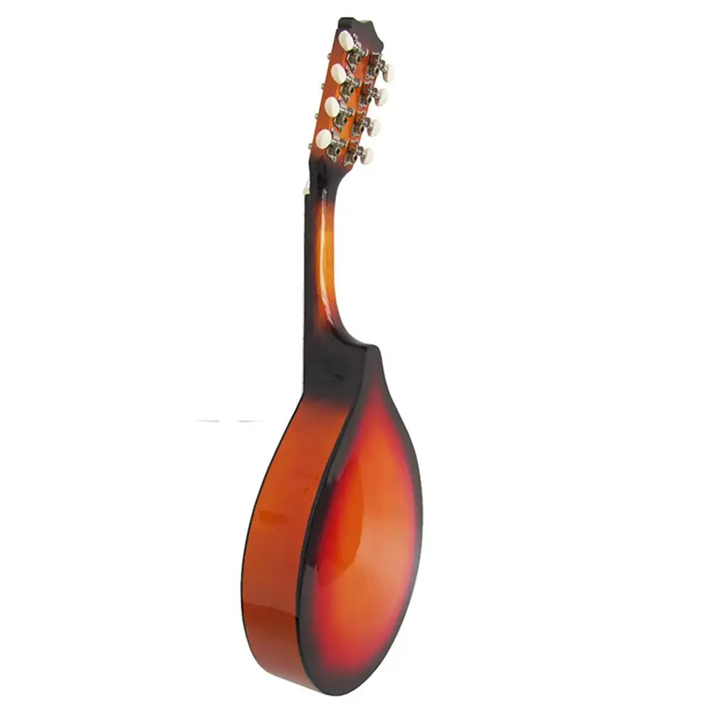 Hand-made solid wood Mandolin Musical Instrument In Sunburst