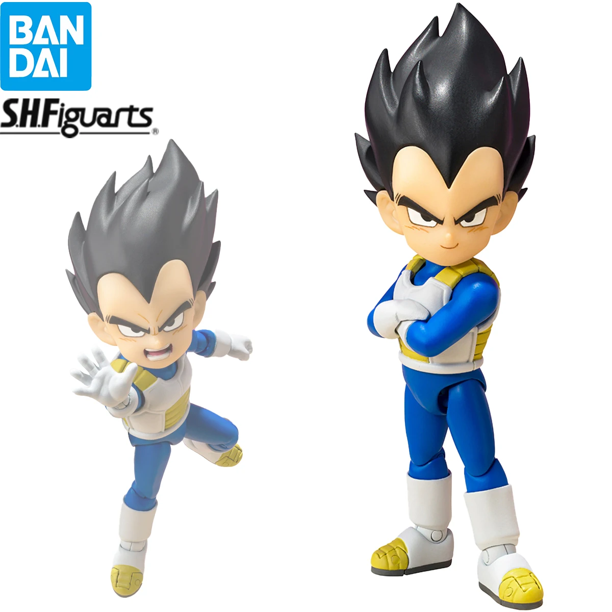 

In Stock Original BANDAI S.H.Figuarts Vegeta (MINI) Dragon Ball DAIMA Anime Action Figure Model Toy