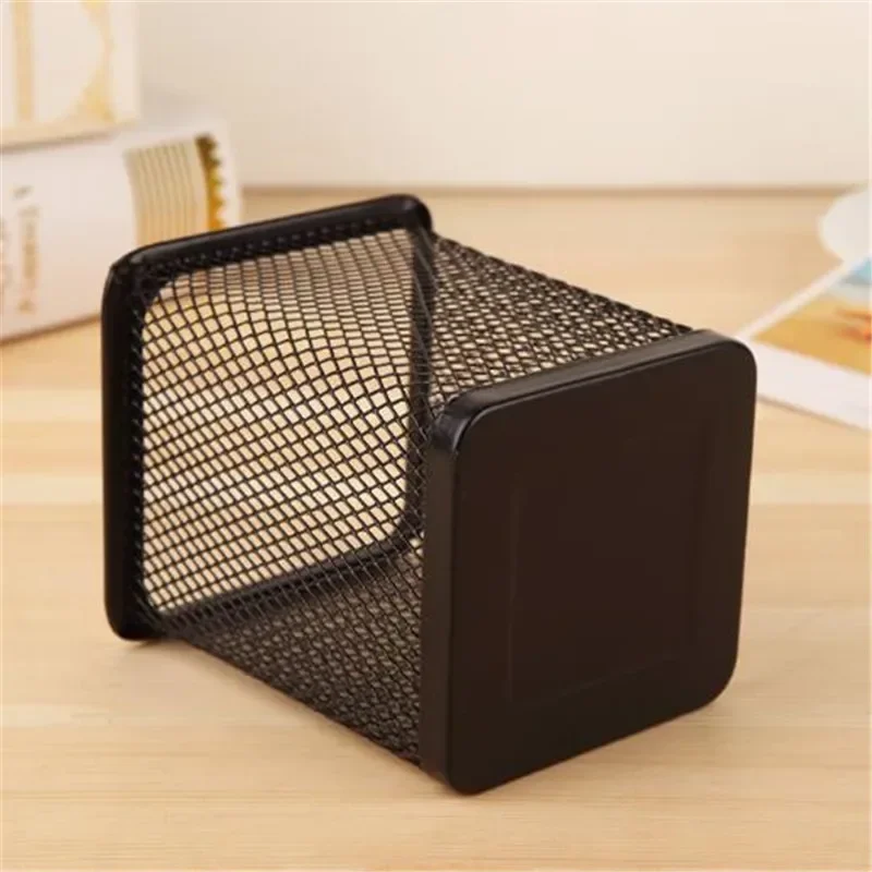 New Pencil Holder Office Desk Metal Mesh Square Pen Pot Cup Case Container Organiser Durable Pencil Case