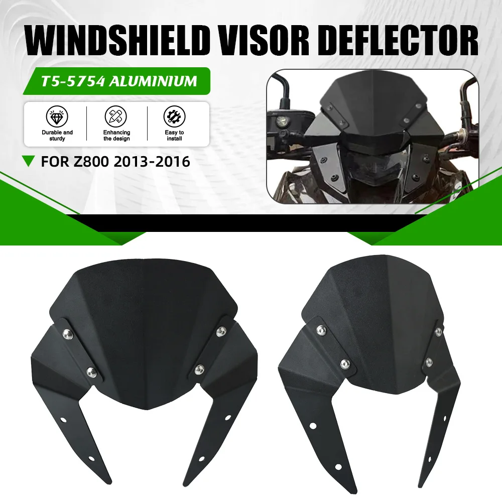 FOR Kawasaki Z800 2013 2014 2015 2016 Windshield Windscreen Parabrisas Motorcycle Accessories Wind Deflectors Screen Z 800