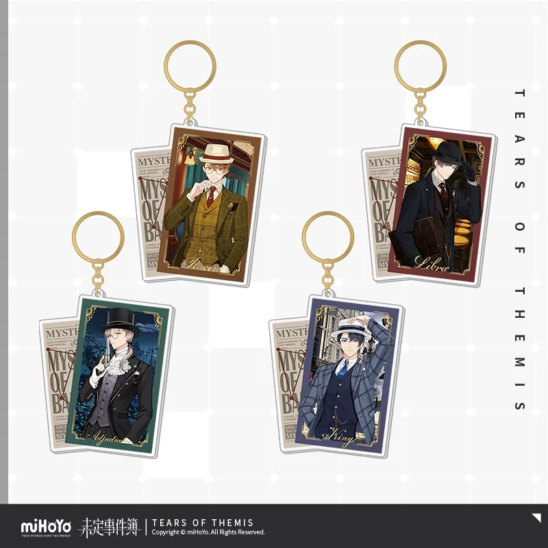 สินค้าลิขสิทธิ์แท้จาก miHoYo ของ Sunsyea Tears of Themis ของสะสมอะคริลิคตั้งโต๊ะ รูปตัวละคร Raven Libra Adjudicator King