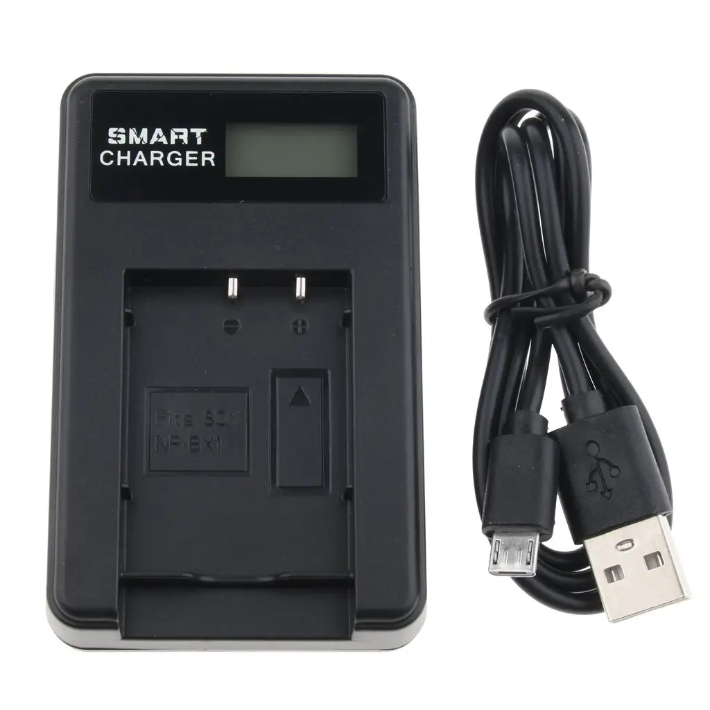 NP-BX1 Battery Charger Dual Fast Power Supply Charging Dock for DSLR Camera Universal Photography Accessory