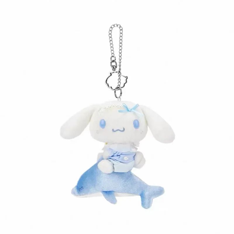 15 cm Sanrio Hello Kitty Kuromi Moonlight Dolphin Series Morbido Peluche Portachiavi Studente Zainetto Decorazione Ragazza Regalo di Halloween