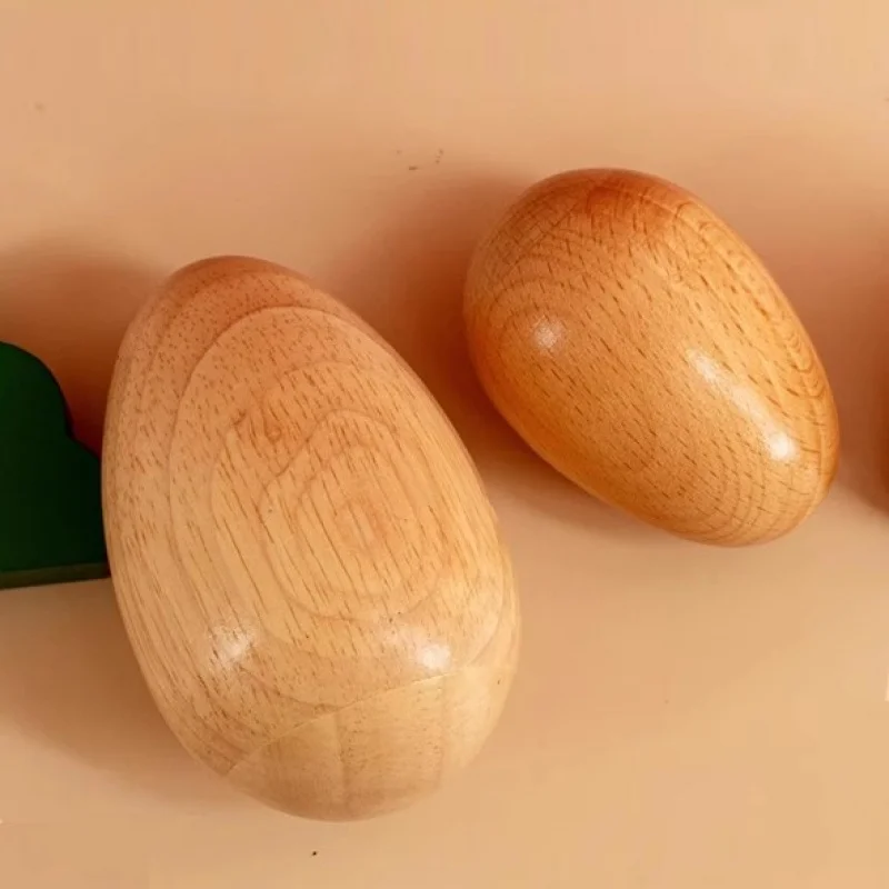 Shakers de ovos de madeira profissionais maracas orff música sala de aula instrumentos de percussão definidos para desempenho ao vivo em sala de aula