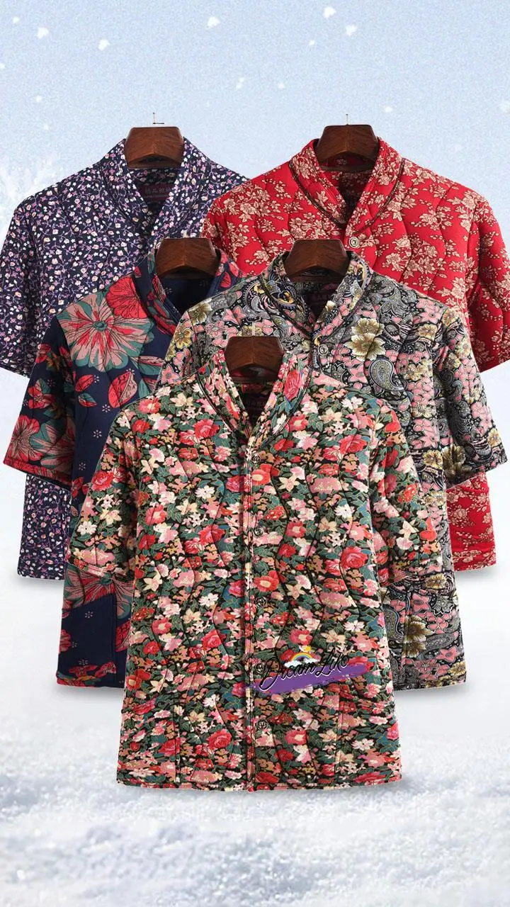 

Хлопковый жилет для женщин среднего и старшего возраста, хлопковая куртка с коротким рукавом, осенне-зимняя одежда, одежда для бабушек.