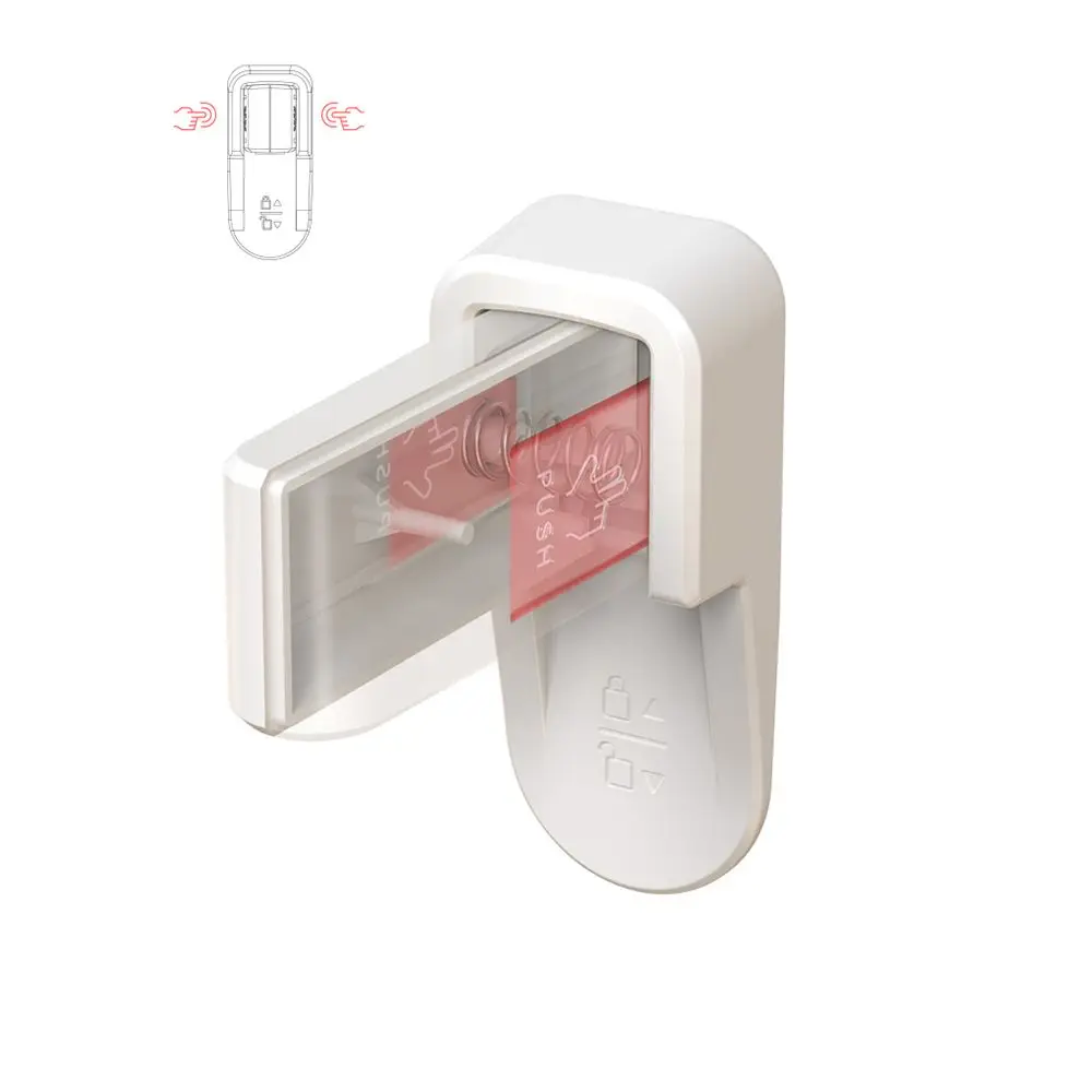 

Простая установка, защита от защемления рук, прочное оборудование для защиты детей, детские защитные замки, дверной рычаг, замок, антиоткрытый дверной замок