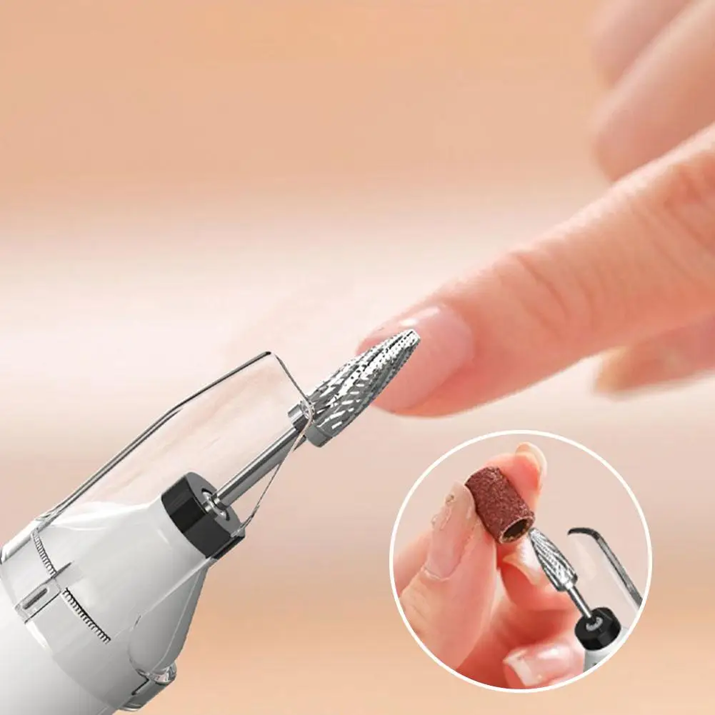 Multifunctional 2 In 1 LED Nail Lamp Electric Grinder Handheld Cordless Quick Dry Remover Extension Gel Manicure Drill