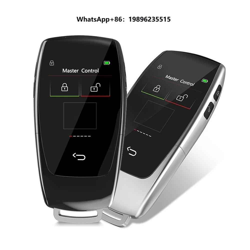 Upgrade New Arrival Universal Remote Control Keyless Entry PKE Vehicle Key USB Chargeable Smart LCD Display Keyless Vehicles