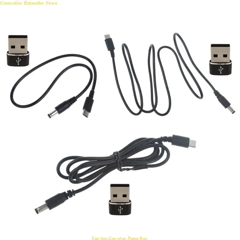 

User Friendly USB Type C to DC5.5x2.1mm Power Cable for Sustainable Solution