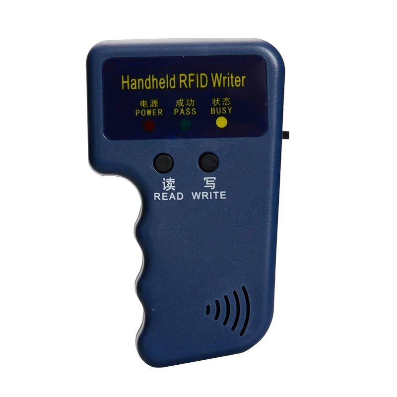 휴대용 125KHz RFID ID EM4100 카드 리더 및 라이터 복사기 프로그래머 장치, 5 무료 EM4305 T5577 재기록 가능 태그