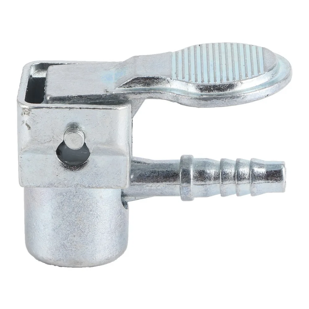 5-6mm Hose Inner Diameter Tire Air Chuck Zinc Alloy Locking Lever Tire Inflator Chuck Closed-On Type Thickened Construction