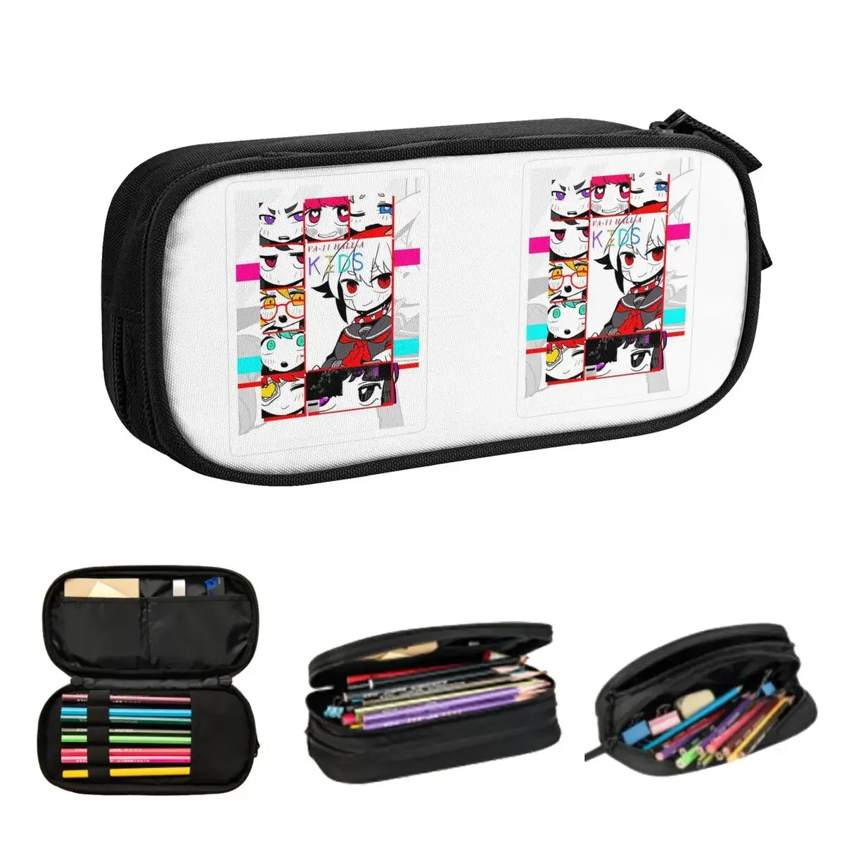 

Va-11 Hall-A детские наклейки пеналы для студентов школьная коробка для ручек пенал большой емкости пенал для хранения канцелярских принадлежностей