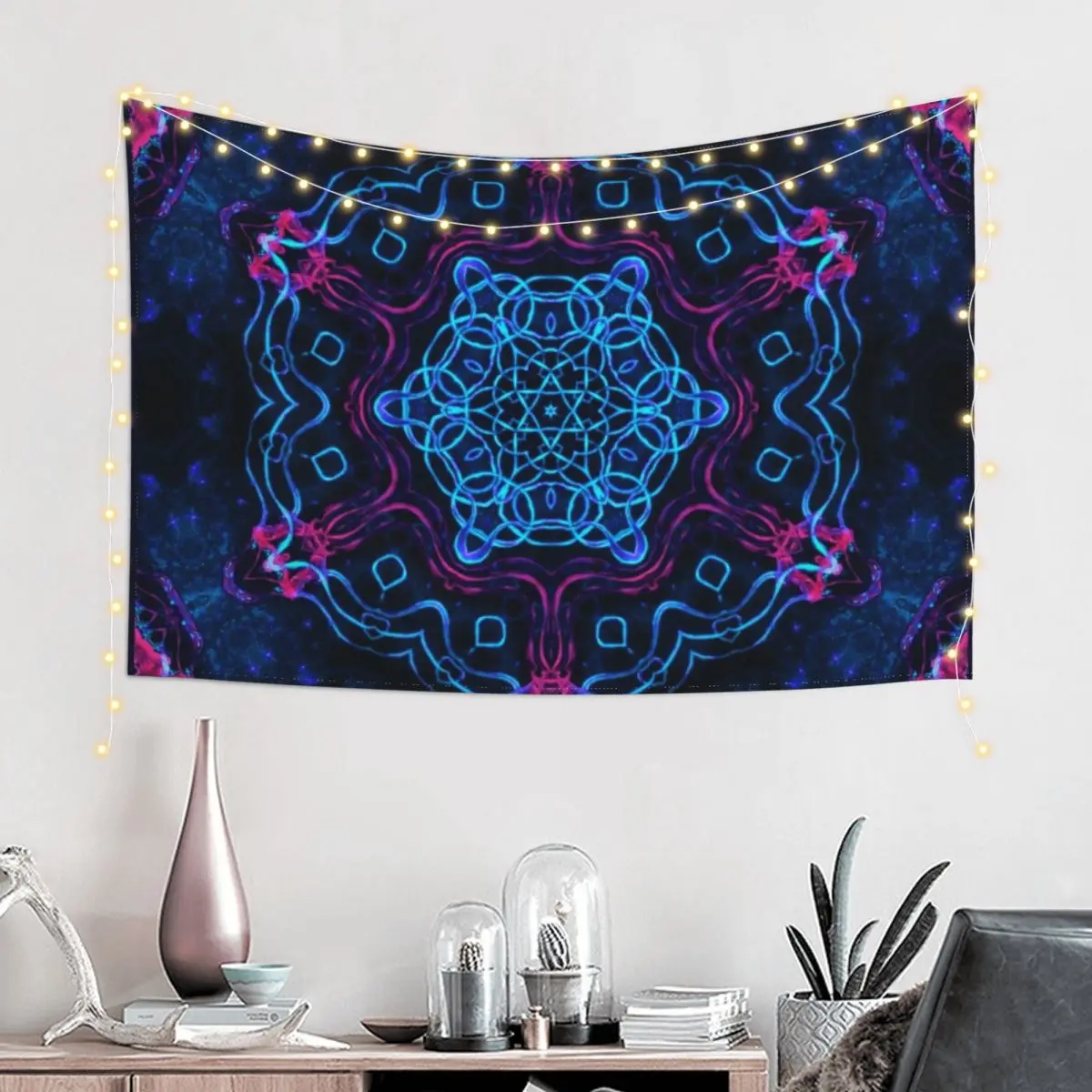 Mandala of Prosperity Tapestry Bedrooms Decorations Room Aesthetic Wall Decorations Tapestry