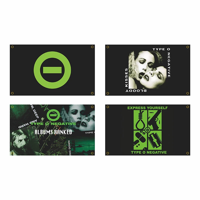

3x5 Ft Polyester Digital Print Banner Heavy Rock Band-Type-O-Negatives Flag for Bedroom Wall Art Outdoor Tapestry Decoration