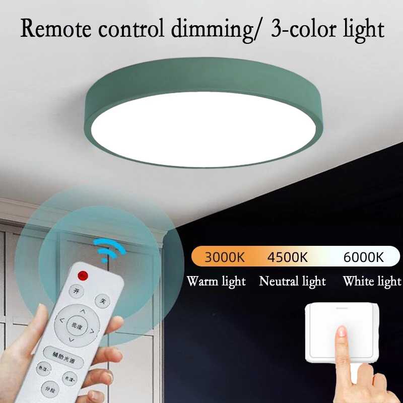 Lámpara de techo LED moderna para sala de estar, iluminación de dormitorio, luz de techo para sala de estudio, luces de araña de cocina, lámpara