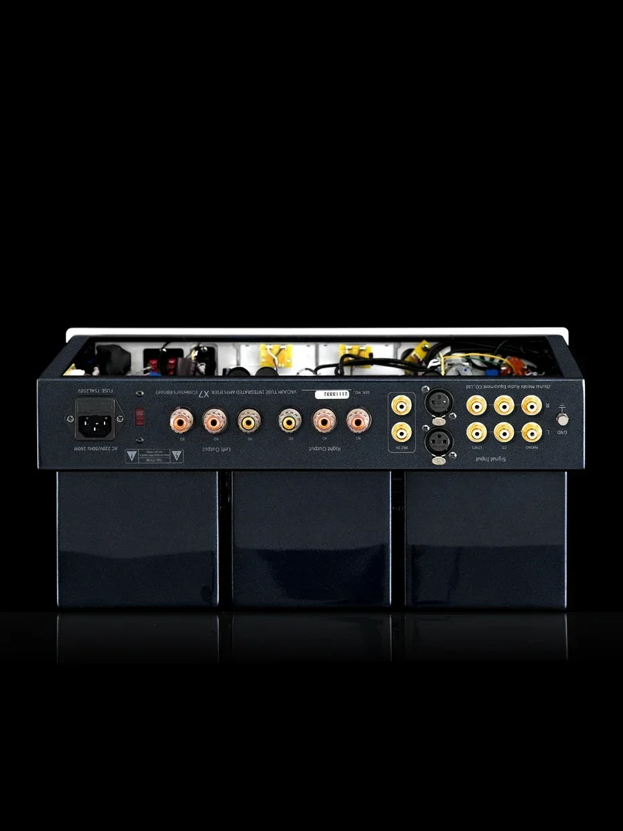 MUZISHARE X7 Новый двухтактный ламповый усилитель KT88 Сбалансированный ламповый усилитель GZ34 Самый продаваемый с фонокорректом и пультом дистанционного управления