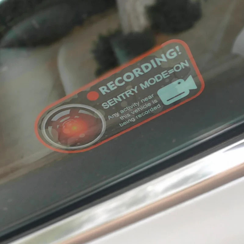 Suitable for Tesla model3modelY/S/X Sentinel mode warning stickers