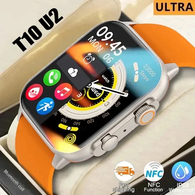 2024 T10 Ultra 2 Smart Watch Men 49mm Series 8 2.3 