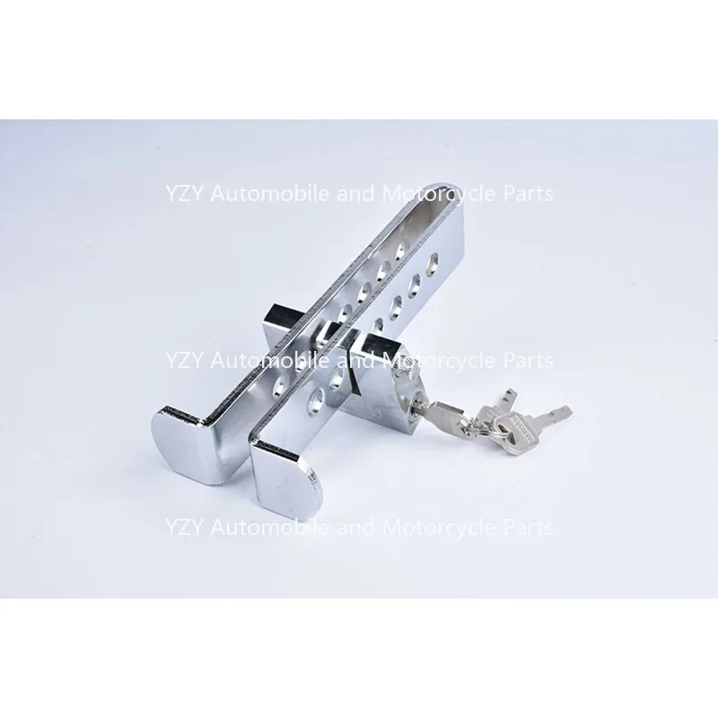 Car Clutch Lock Universal Auto Brake Pedal Lock Throttle Accelerator Security Steel Stainless Anti-Theft Tool Pedal Lock