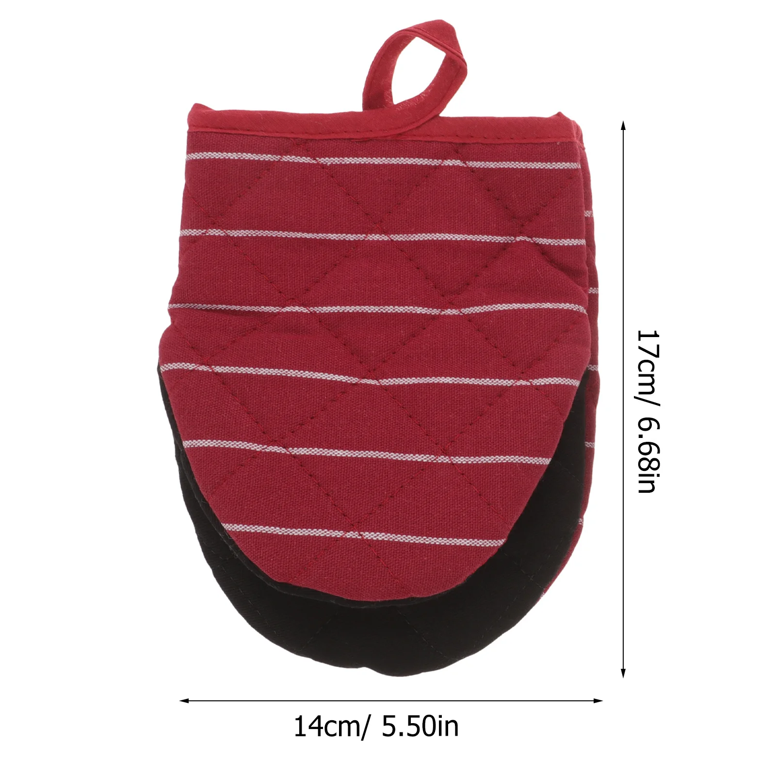 1 paire de mitaines de four résistantes à la chaleur, gants en coton épais pour la cuisine, la cuisson, les grillades, gants de Protection des mains