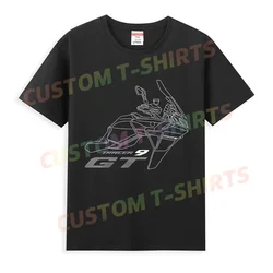 Camiseta informal para hombre, ropa deportiva de gran tamaño, cómoda, fresca, para S-3XL, Yamaha Tracer 9 GT, Lineart, 2024