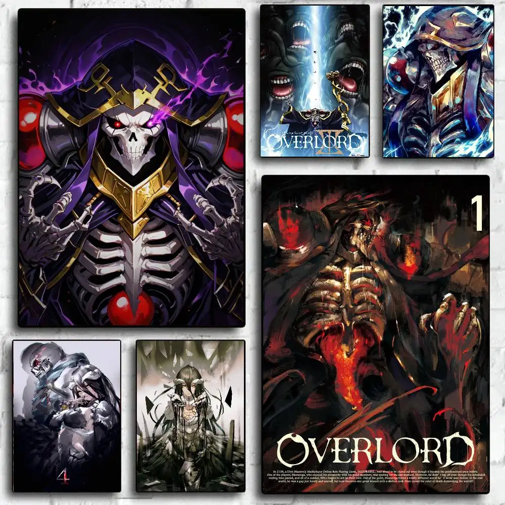 Anime Overlord Poster Wall Art Home Decor Room Decor Digital Painting Living Room Restaurant Kitchen Art