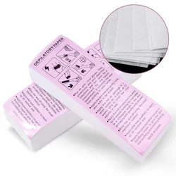 New 100pcs Removal Nonwoven Body Cloth Hair Remove Wax Paper Rolls High Quality Hair Removal Epilator Wax Strip Paper