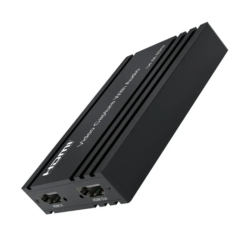 4K 60hz Video Capture Card HDMI To USB 3.2 1080p Live Streaming Plate for PS4 Camera PC Game Recording with Audio Mic HDMI Loop