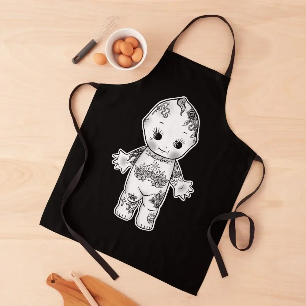 

Tattooed Kewpie Apron Kitchen Things For Home kitchen item kitchen gadgets Apron