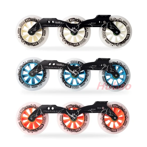 Imagen 2 del producto Ruedas de patín en línea de 6/8 piezas, 90/100/110/125mm, rueda de patines de velocidad profesional, rueda de PU, 83A/85A