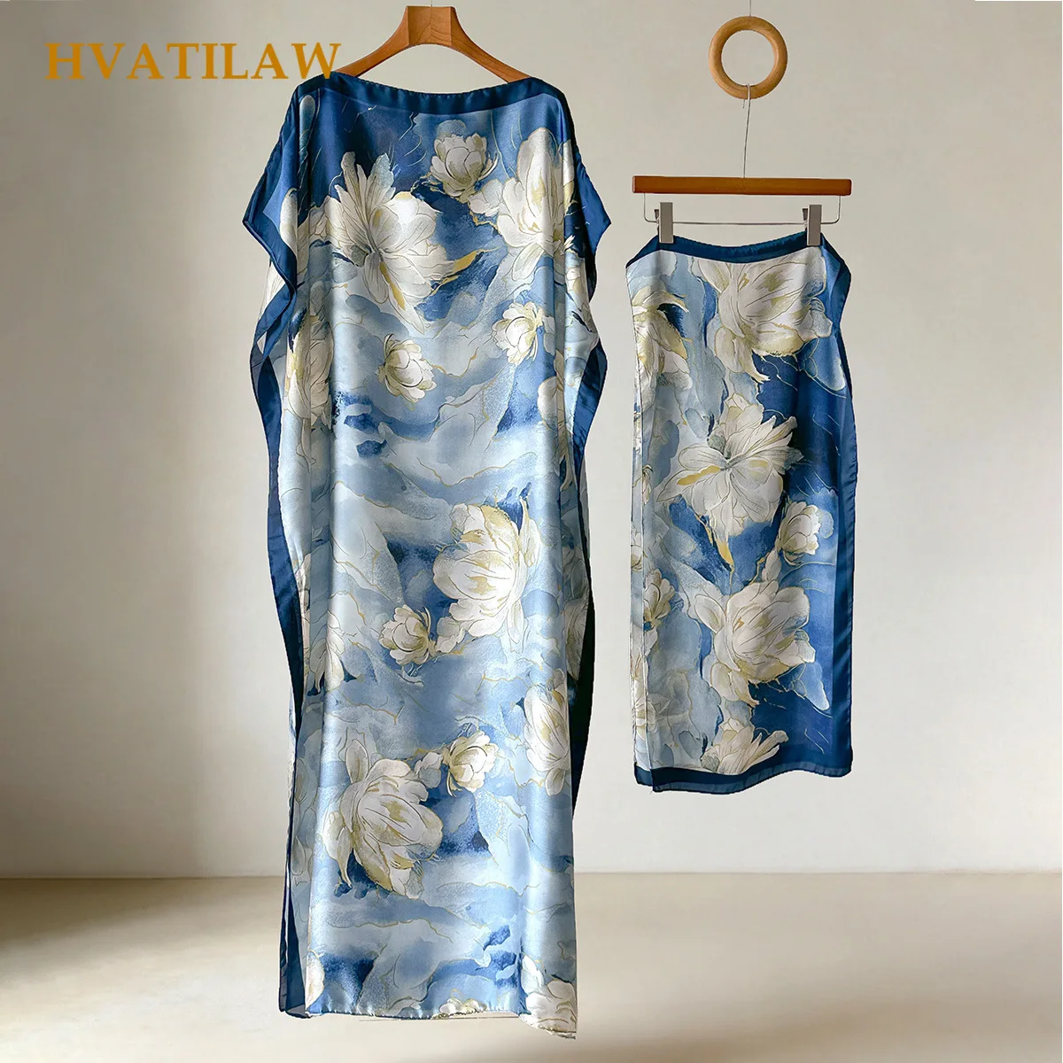 New Dubai Abaya for Women Summer Short Sleeve Dress Stamping Loose Lady Maxi Islam African Dress with Big Scarf Robe Turban Suit
