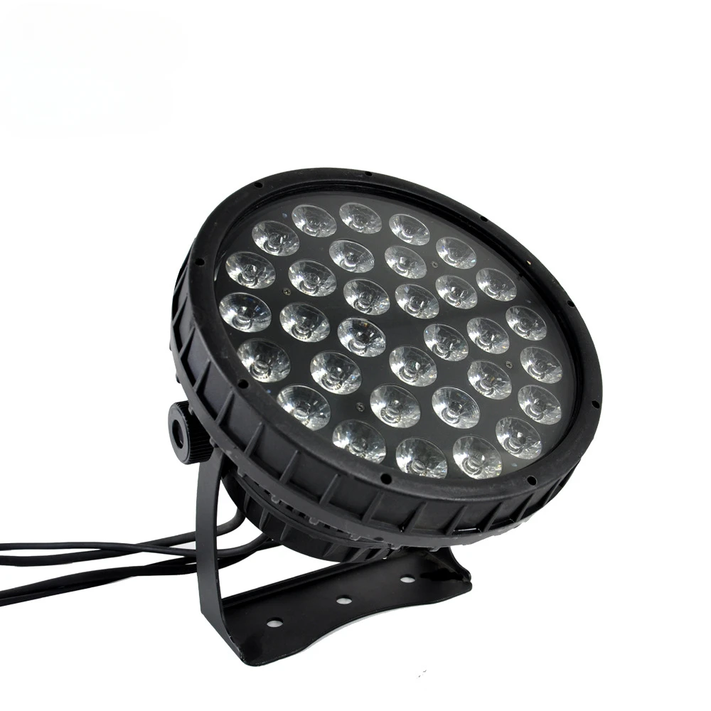 

32 12-watt RGBW four-color outdoor waterproof lighting stage par lights IP65 grade DMX512 control