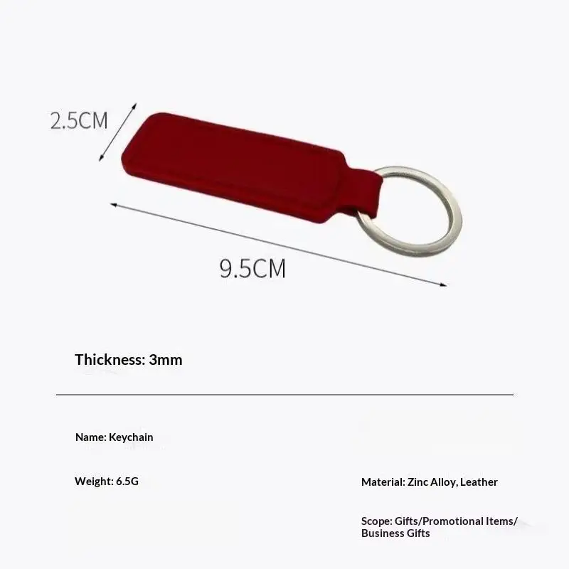 Simple PU Leather Keychain Solid Color Mini Key Holder Bag: Pendant Decor Car Handbag DIY Charms Gift