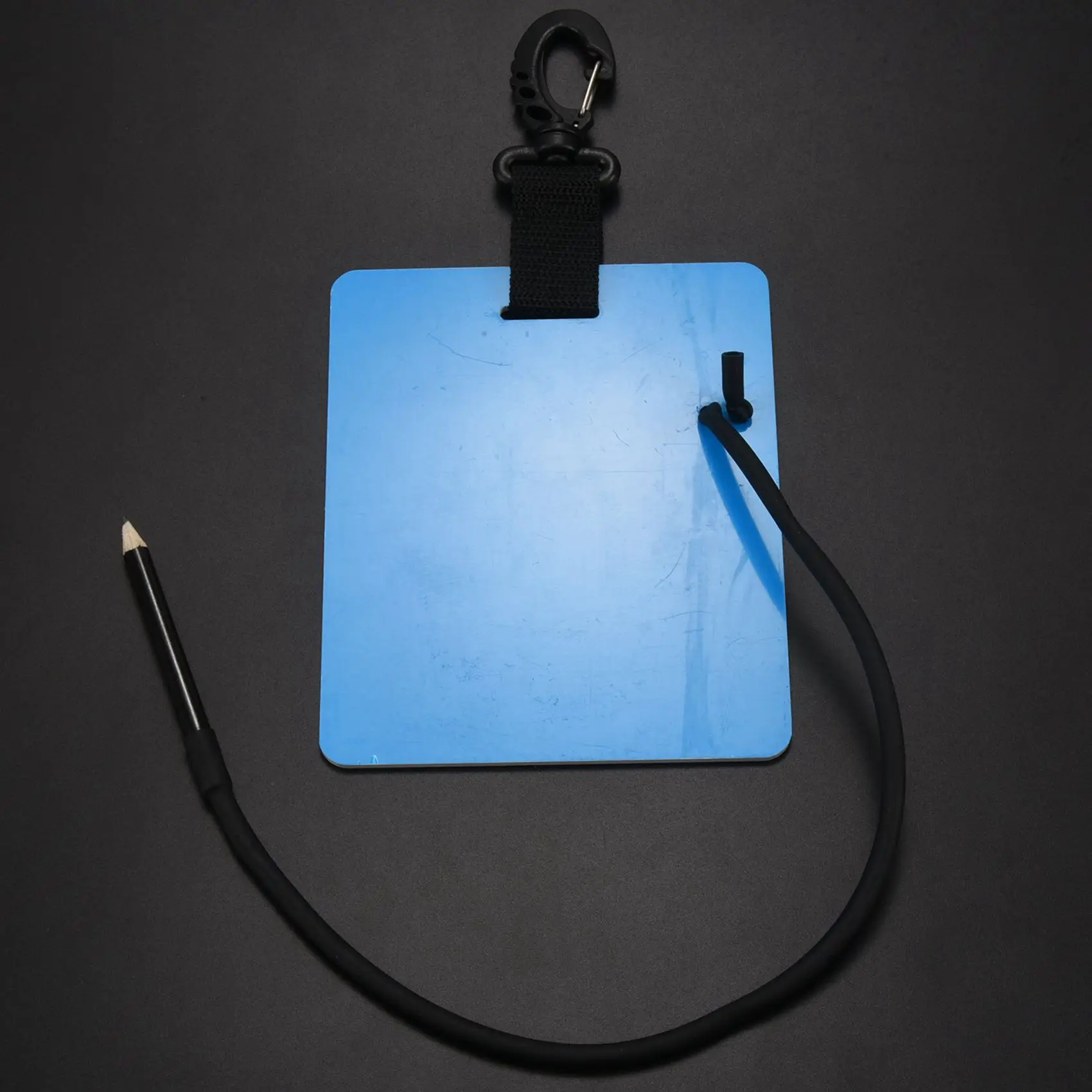 HOES-10X Dive Underwater Writing Slate Diving Wordpad Gear Board With Swivel Clip And Pencil For Water Sports Diving Swimming