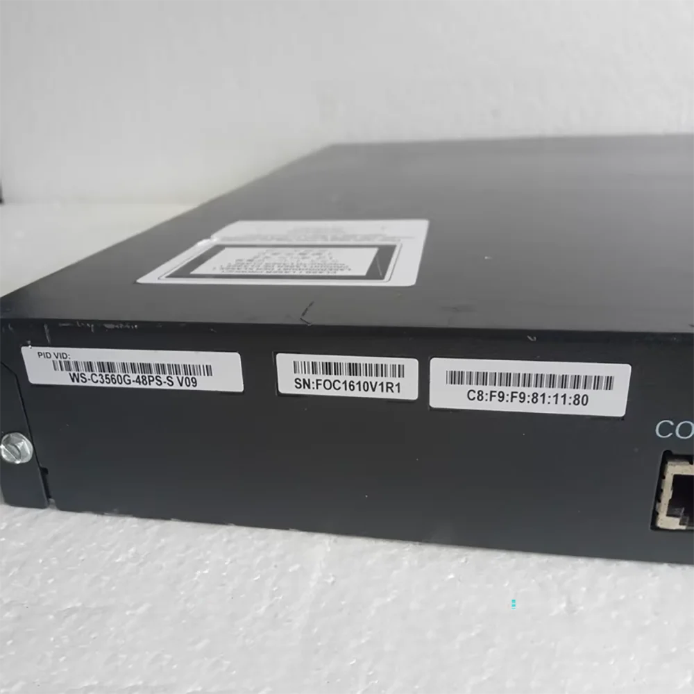 WS-C3560G-48PS-S 24 Port 48 Port Full Gigabit POE Power Supply Network Switch 100% Tested Fast Ship Perfect Work