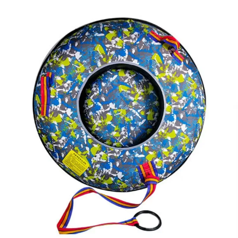 Commercial Snow Tube Round Inflatable Snow Sled Sledge for Rainnbow Slide Dry Snow Slide