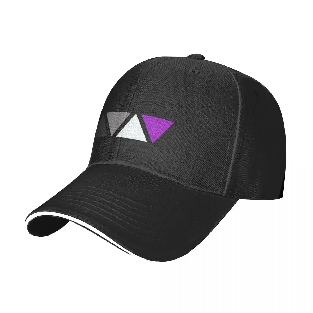 Triangles Asexual Pride Flag. Subtle Asexual Pride Baseball Cap Kids Hat hiking hat Women's Men's