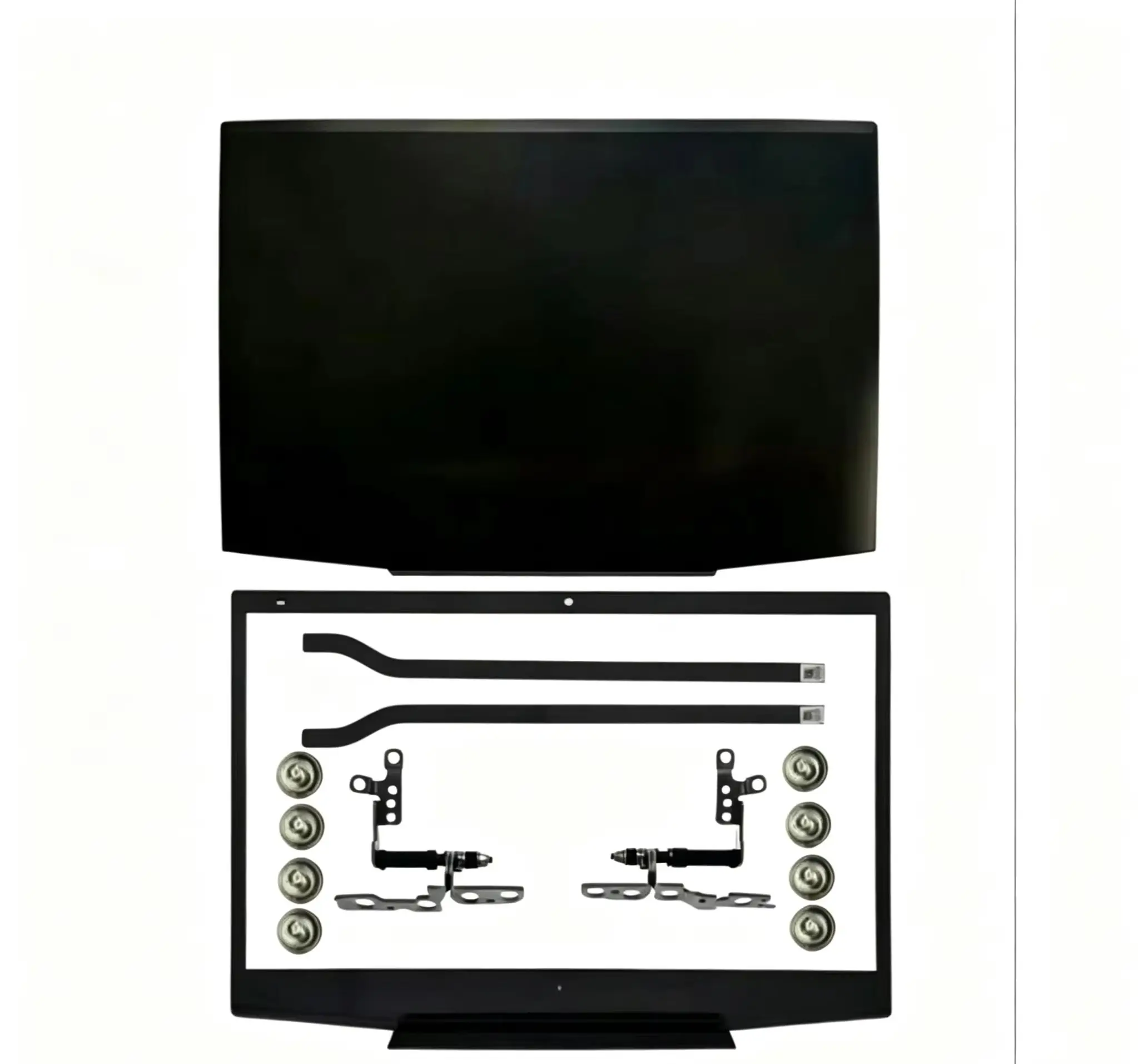 New For HP Pavilion 15 CX TPN C133 Laptop LCD Back Cover Front Bezel Hinges and Screws Replacement Parts