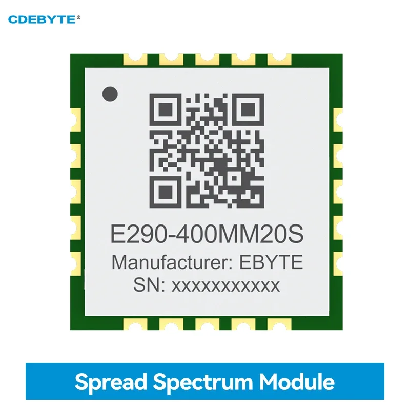 LoRa PAN3060 ChirpIoT™ Spread Spectrum Module 433Mhz 20dBm CDEBYTE E290-400MM20S AT Command Application compatible with SX1278